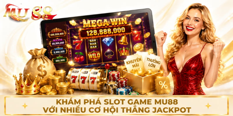 Khám phá slot game Mu88 với nhiều cơ hội thắng jackpot
