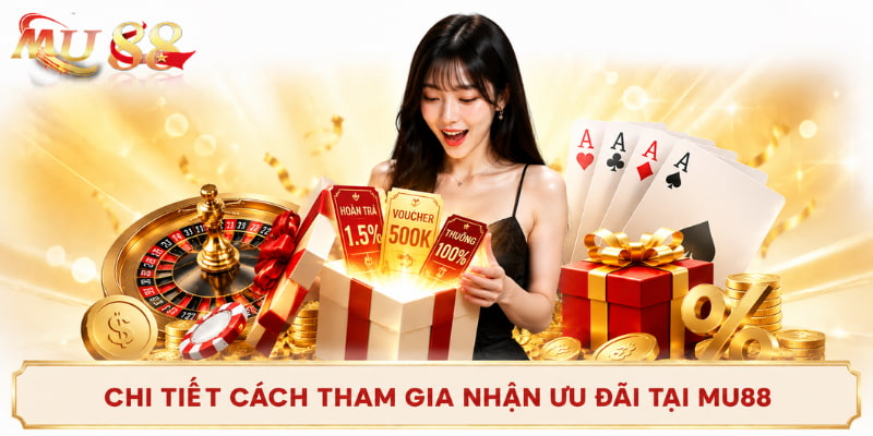 cách nhận khuyến mãi mu88