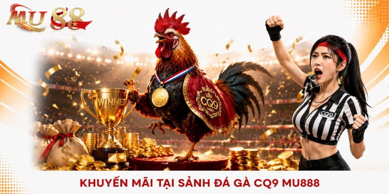 khuyến mãi tại sảnh đá gà cq9
