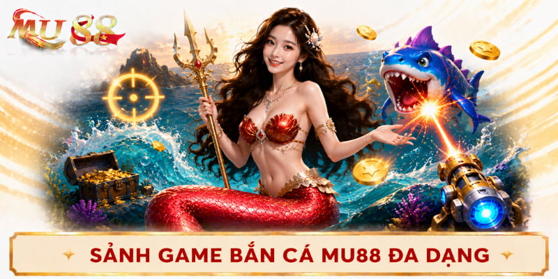 sảnh game bắn cá mu88 đa dạng
