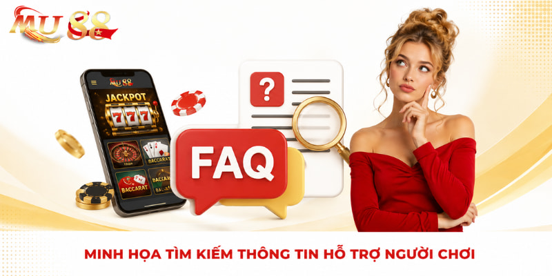 tìm kiếm thông tin faq câu hỏi liên quan mu88