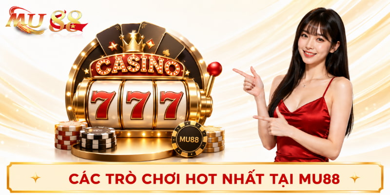 trò chơi hot tại casino mu88